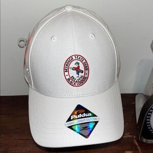 NWT NEW Bethpage State Park Black Course Golf Cap Hat White Adjustable PUKKA